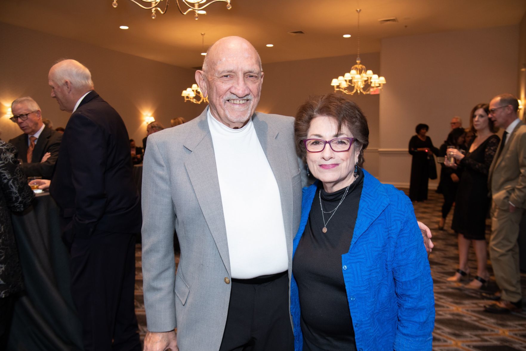 Jack Hudson and board member Arlen Chaleff